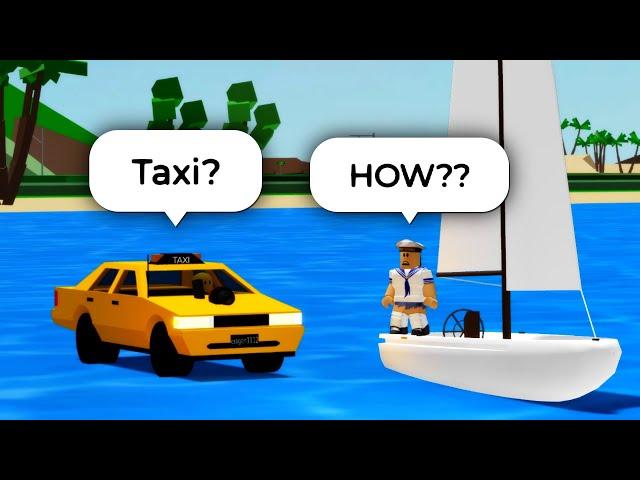 ROBLOX Brookhaven RP - FUNNY MOMENTS (TAXI 20)