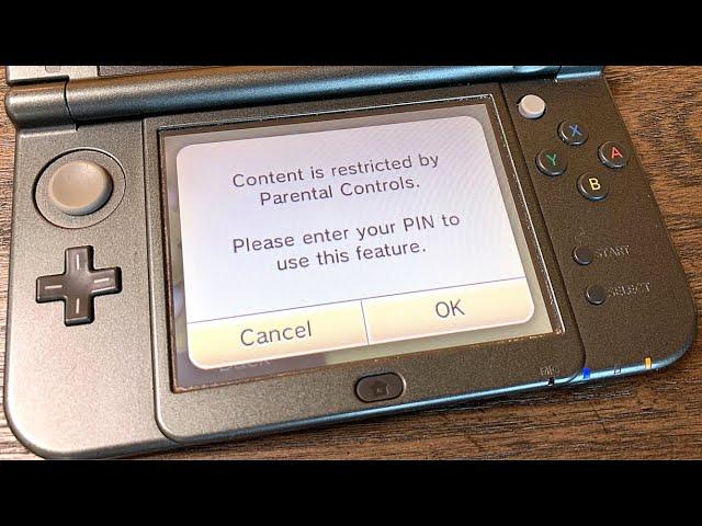 Reset Nintendo 3DS Parental Controls Pin | Official | Easy and Free
