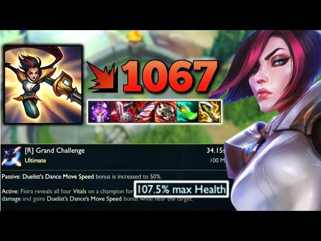 I played season 13 Fiora and accidentally broke her (107% True Damage wtf?)