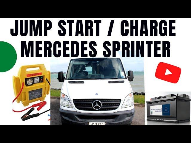 Mercedes Sprinter Battery Location & How to Jump Start / Charge Flat Battery