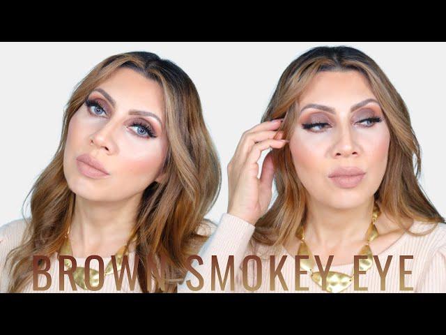 BROWN SMOKEY EYE TUTORIAL  [SUPER EASY]