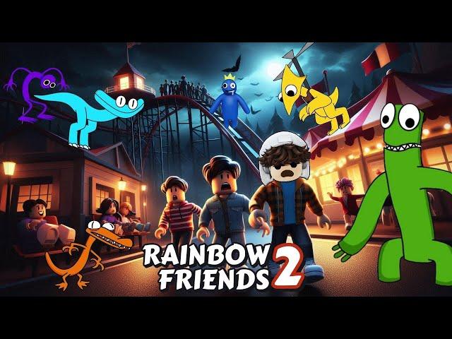 TOLONG KAMI TERJEBAK DI TAMAN BERMAIN ! RAINBOW FRIENDS CHAPTER 2 ! ROBLOX