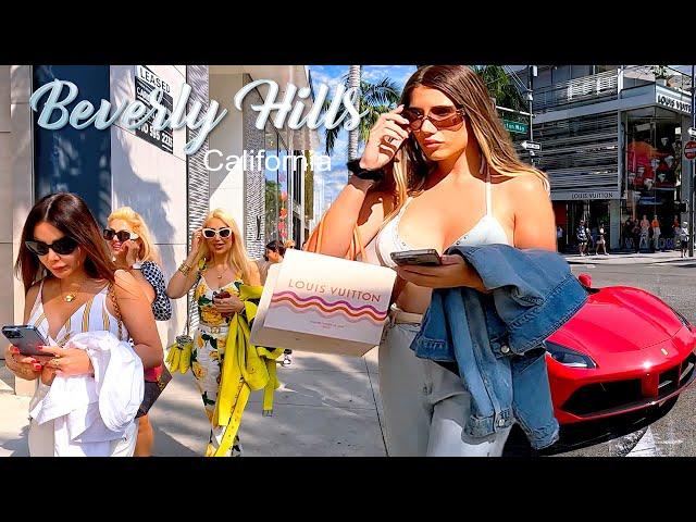 Beverly Hills Walking Tour in Los Angeles, California | The World-Famous Rodeo Drive, Supercars