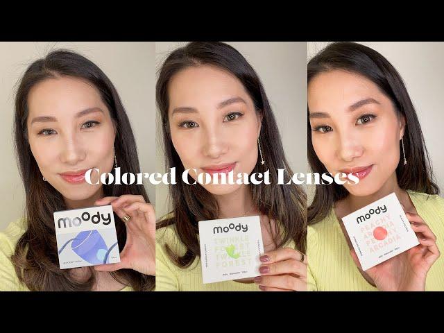 I tried colored contact lenses | ft. moody lenses | Chris Han