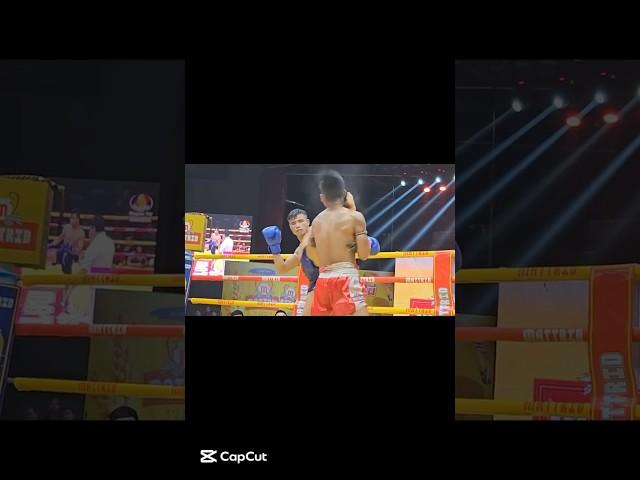 Wow kick to Necks K.O #boxing #kunkhmervsmuaythai #boxinggear #onechampionship #mma #ufc #kunkhmer