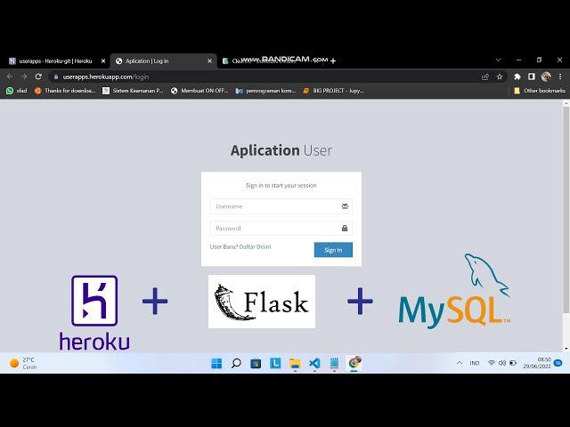 Hosting Heroku Flask + MySQL