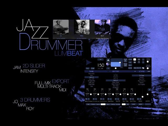 Jazz Drummer by Luis Martinez - Let’s Play - iPad Live