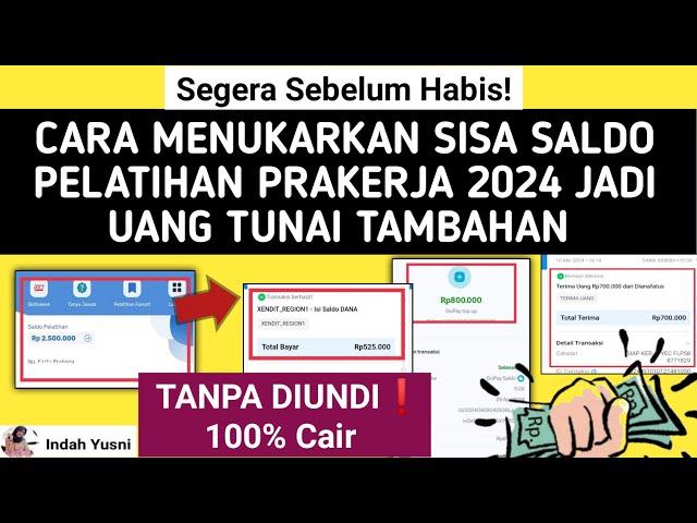 Terbaru   CARA MENUKARKAN SISA SALDO PELATIHAN PRAKERJA JADI UANG TUNAI