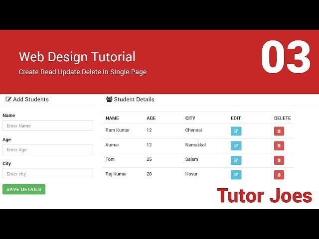 Insert Data Into MySQL Using jQuery AJAX With PHP