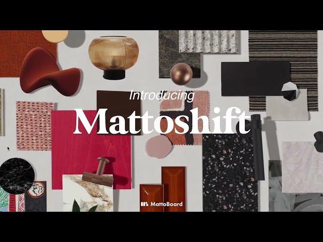 Mattoboard Update - MattoShift: Curate your personal material library and create 3D boards!