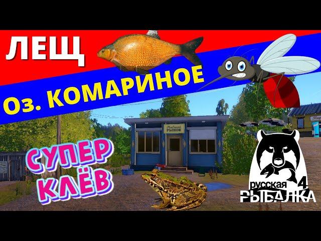 ЛЕЩ СУПЕР КЛЁВ Оз. КОМАРИНОЕ / ФАРМ  РУССКАЯ РЫБАЛКА 4  Russian Fishing 4  РР4 / DUM_