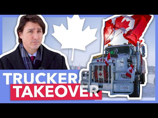 Canada's "Freedom Convoy": The Trucker Takeover Explained - TLDR News