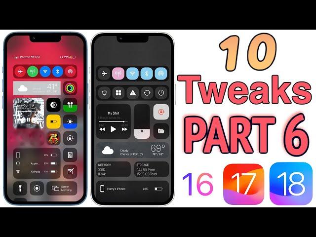 Top 10 Best Jailbreak Tweaks You MUST Try | Part 6