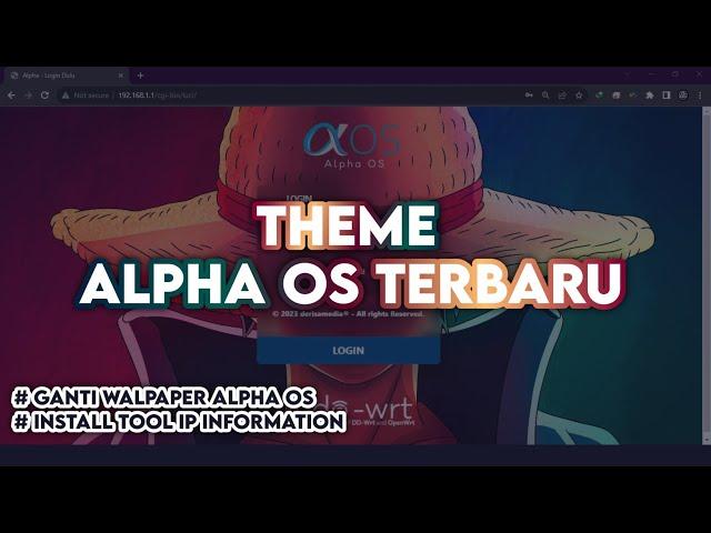 Review & Cara Install Tema Alpha Os + Tools Ip Information