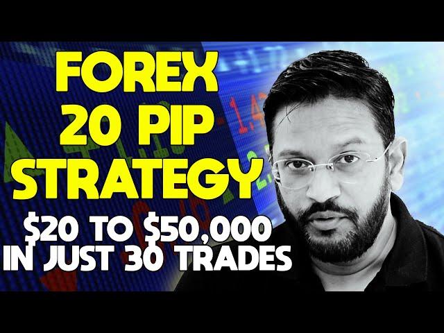 Best 20 PIPs a Day Forex Strategy. $20 to $50000 in Just 30 Trades. 20 pip Forex Challenge on OctaFX