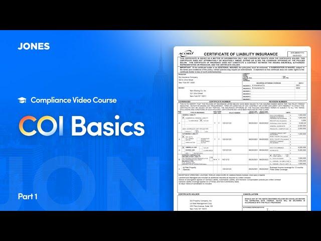 How to Review a COI (Certificate of Insurance)