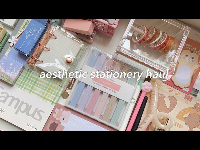 huge 2024 asmr stationery haul | ft stationery pal