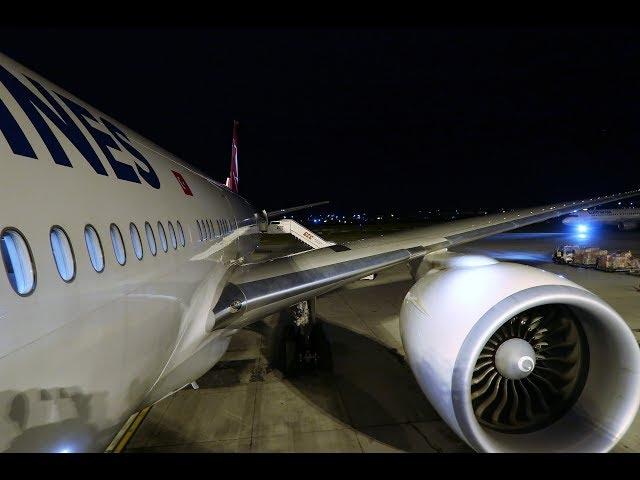 Boeing 777-300ER Turkish Airlines взлет из Стамбула