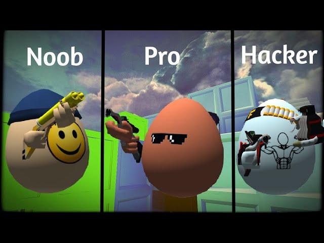 Noob Vs Pro Vs Hacker | Shell Shockers