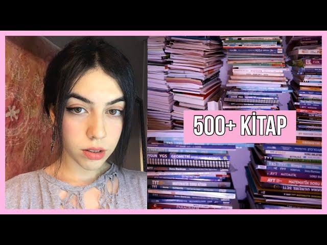 YKS KİTAPLARIMI TOPLADIM | 500den Fazla Kitap 