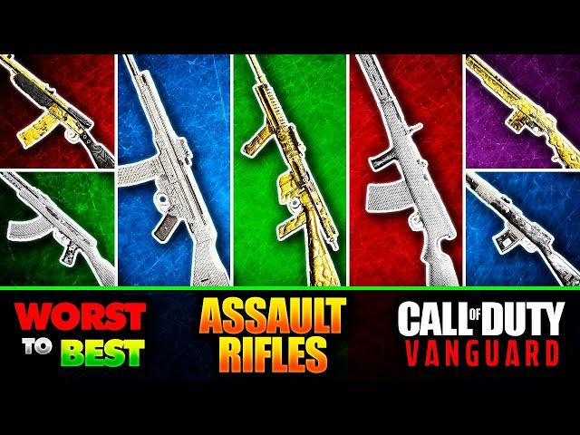 Vanguard Assault Rifles Ranked WORST to BEST!