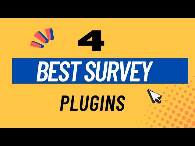 Best wordpress survey plugins | Best wordpress feedback plugin