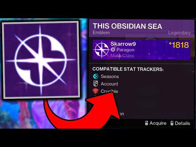 How to Get the "This Obsidian Sea" and "M:\ Start" Emblems!!