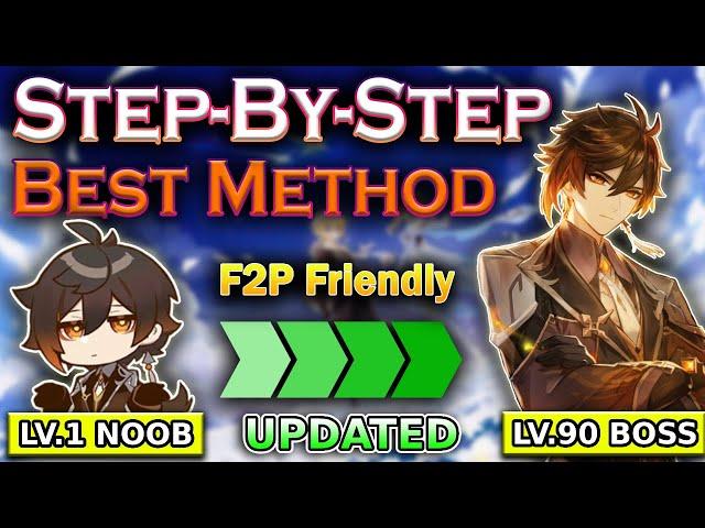 The BEST Way to Build an Account Step By Step F2p Friendly(UPDATED)  - Genshin Impact Account Guide