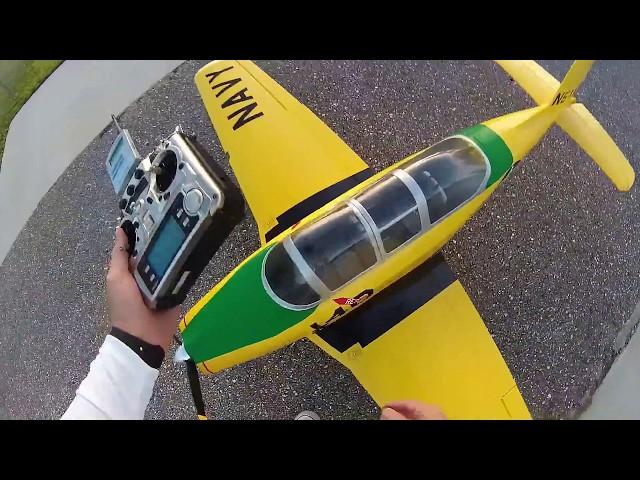 MrRcSound ASPIRE on a Top Flite T-34 80"electric conversion