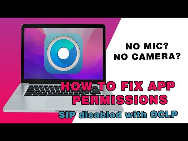 Fix app permisions with SIP disabled and OCLP