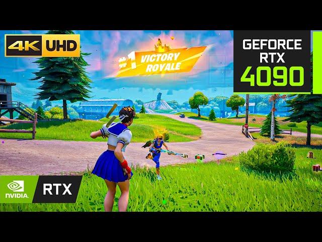 Fortnite RELOAD DUOS on RTX 4090.. ( 4K Ultra Graphics RTX ON )