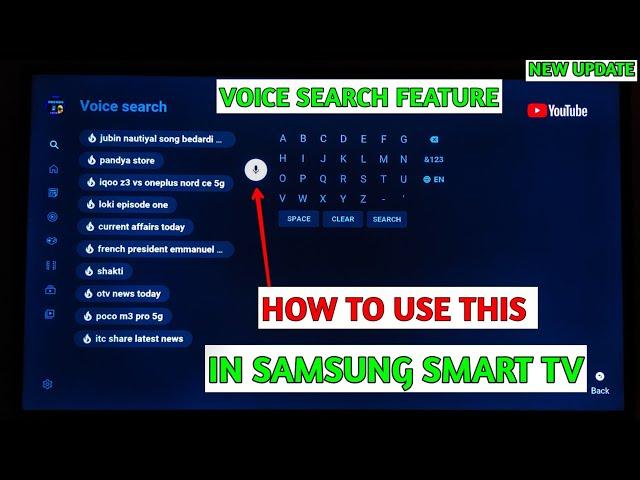 How To use YouTube Voice Search in Samsung Smart Tv [FULL DETAILS]