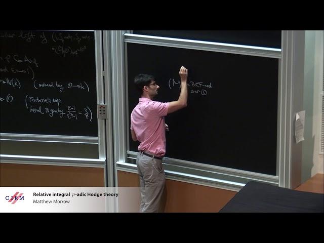 Matthew Morrow: Relative integral p-adic Hodge theory