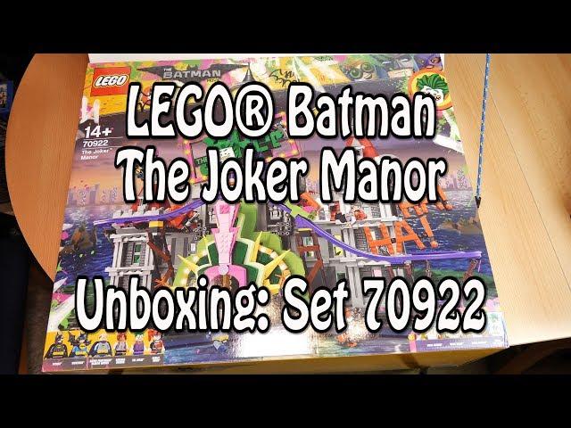 Unboxing: LEGO The Joker Manor (Batman-Set 70922 Review deutsch Teil 1) 4K