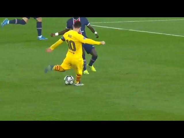 Lionel Messi last goal in Champions League for Barcelona vs PSG. PSG vs Barcelona. Champions League