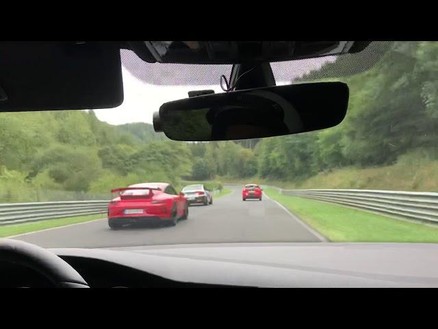 Nurburgring VW golf 7R and 7,5R lost control 1.9.19