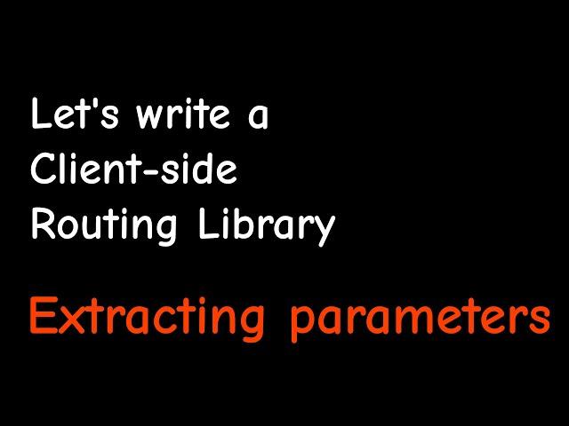 Extracting parameters from file paths into regular expressions [15/21]