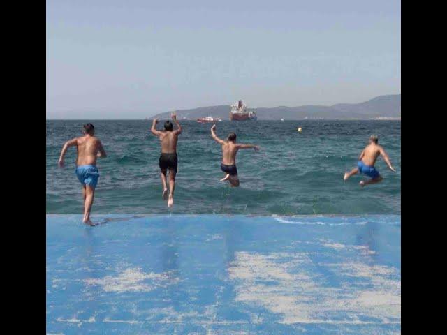 Gibraltar Today at the beach - Camp Bay edition