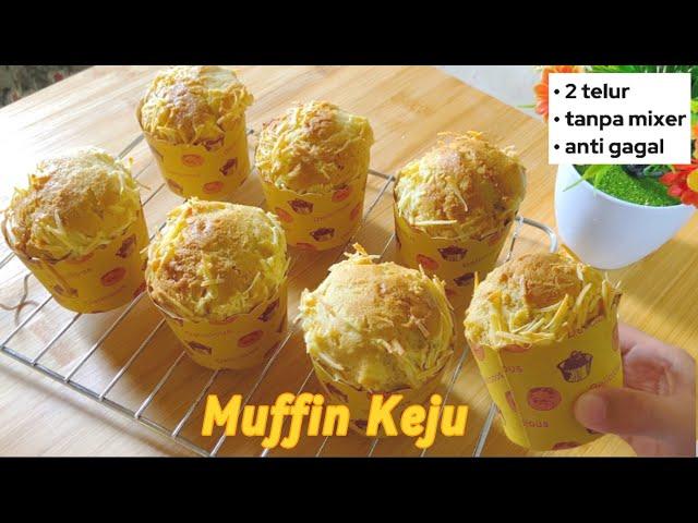 Tanpa Mixer! Muffin Keju Ala Breadtalk | resep muffin keju | niisarh