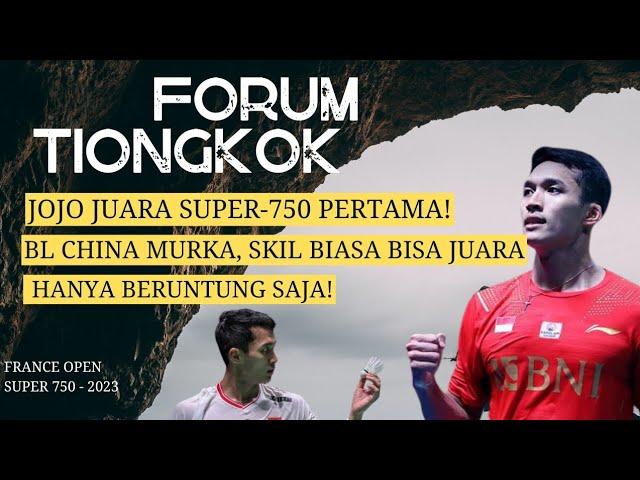 FORUM TIONGKOK JOJO JUARA BL CHINA MURKA