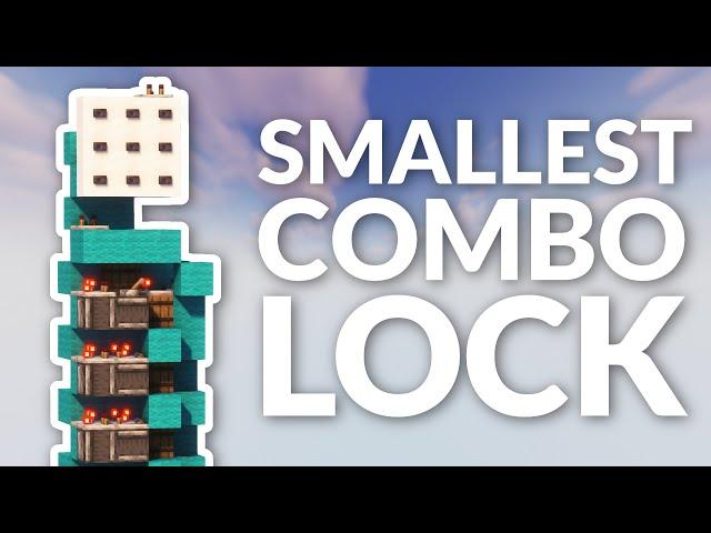 Minecraft Java/Bedrock | Smallest Sequential Vertical Combo Lock Tutorial