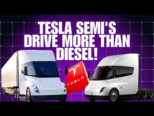 Tesla semi drives 250,000 Miles in 18 months - 500 miles every single day!