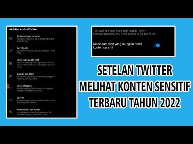 Cara Setting Konten Sensitif Twitter Supaya Bisa Dilihat di Android