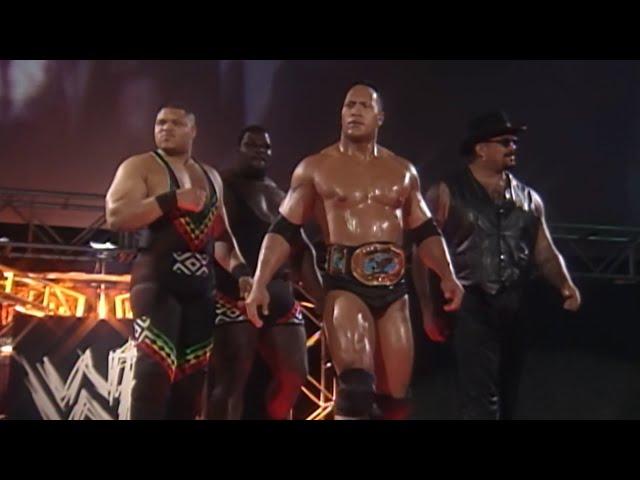 The Rock Recruits Owen Hart As The Newest Member of Nation of Domination - RAW IS WAR!