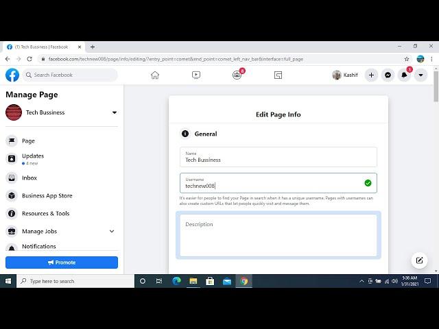 How to Change Username on Facebook Page on PC (2021)