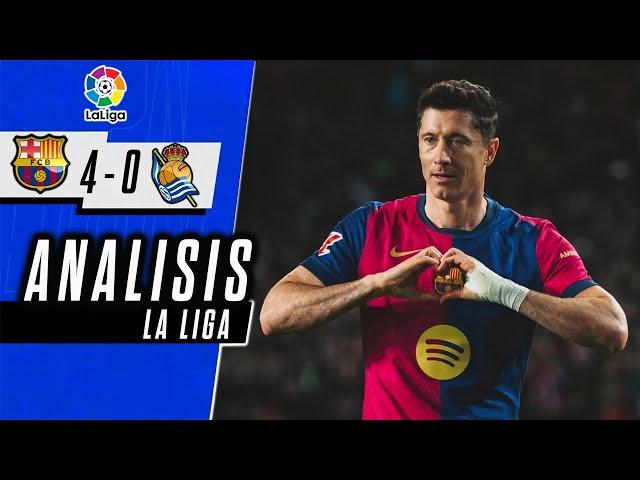 BARCELONA vs REAL SOCIEDAD 4-0 |  CULES DE NUEVO LIDERES DE LA LIGA | ANALISIS