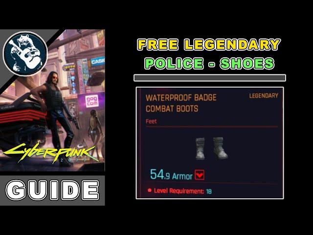 Get Early Free Police Combat Legendary Shoes in Cyberpunk 2077 Clothes Locations #16 - Santo Domingo