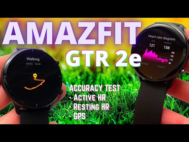 AMAZFIT GTR 2e ACCURACY TEST and REVIEW | GPS - Active Heart Rate - Resting Heart Rate Test