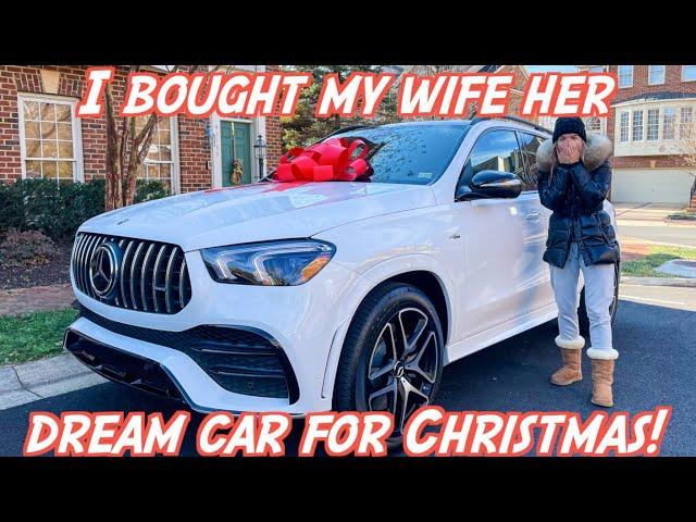 I bought my wife her dream car for Christmas! || 2022 Mercedes AMG GLE 53