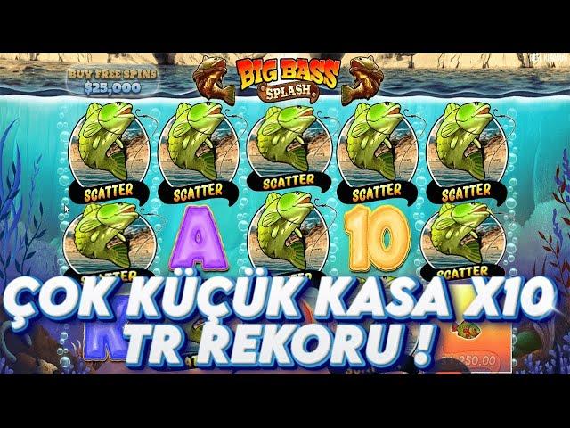  SLOT OYUNLARI  BIG BASS SPLASH KÜÇÜK KASA X10 ÇOK YÜKSEK KAZANÇ